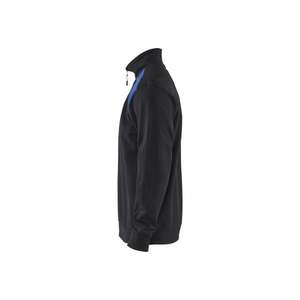 BLAKLADER - 3353115899854XL Sudadera de 2 tonos con media cremallera Negro/Azul aciano-EAN 7330509456255 WORK HOODIES - Product Image 4