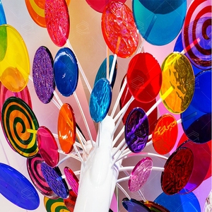 Tủ Trưng Bày Sô Cô La Chiếu Sáng Nội Thất Thực Phẩm Bán Lẻ Tùy Chỉnh Thời Trang Có Kệ - Product Image 6