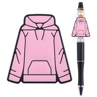 Manik-manik Silikon Motif Bunga Kartun Bebas BPA Laris Manis, Manik-manik Silikon untuk Dekorasi Pulpen, Perhiasan, dan Kerajinan Tangan