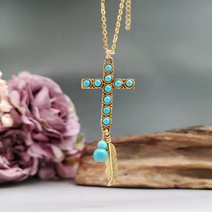 Collana esagerata con foglia a forma di piuma, regalo retrò da donna per feste - Product Image 3