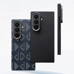 Nuevo producto Línea fina para funda de teléfono móvil Kevlar para Samsung Z Fold7 Fibra de carbono real con función magnética - Product Image 2
