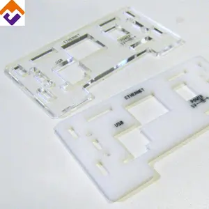 OEM Präzision CNC-Bearbeitung Laserschneiden klarer Acryl-Kunststoffteil