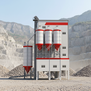 Planta Mezcladora de Mortero Seco Mini, 3-5 TPH, Diseño Compacto con Elevador de Alimentación, Ideal para Espacios Limitados - Product Image 1