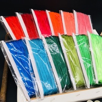 Cordon en nylon écologique de 20 m et 2,5 mm pour sacs et chaussures, nœuds chinois, textiles de maison, couleurs personnalisables