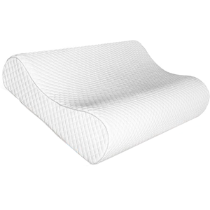 Ergonomic Wave <strong>Pillow</strong> with Dual Height Options Breathable Memory <strong>Foam</strong> Customizable for All Sleepers - Product Image 1