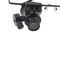 Wholesale Price Single Eye Head Mounting Magnifier With Led Light 20X Jeweler Watch Repair Loupe Magnifier MKT056