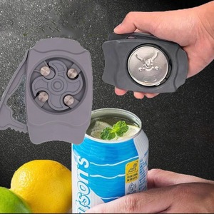 Ouvre-boîte portable mini, ouvre-bouteille manuel à bord lisse pour bière, boisson gazeuse, fête, bar, cuisine, gadgets - Product Image 4
