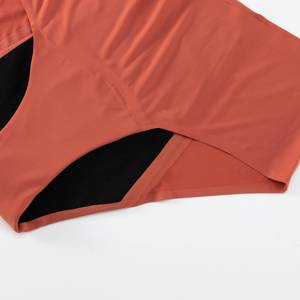 En Stock Offre Spéciale mi-hauteur sans couture période menstruelle culotte 4 couches absorbant étanche Culotte menstruelle allongée - Product Image 5