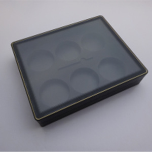 Tea Gift <b>Box</b> Aluminum Rectangle Offset Printing Glossy Surface Food Grade Packaging <b>Container</b> - Product Image 2