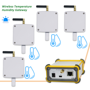 4 Sets Smart zigbee ethernet iot Temperature Humidity Monitor Capteur de température et d'humidité sans fil avec Easemind APP Alert - Product Image 1