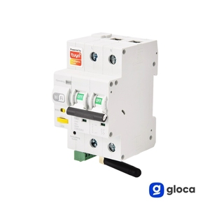 Disjoncteur intelligent Wi-Fi Gloca 2P 63A 220V avec contrôle via l'application Tuya, compteur d'énergie, utilisation universelle, conception en plastique - Product Image 3