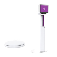 Báscula con Capacidad de 250 kg 360 °   Plataforma Giratoria de Pesaje para Escáner Corporal 3D con Báscula de Alta Precisión BKL 60CM 24 Pulgadas