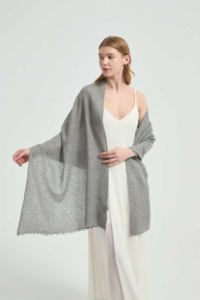 <span class=keywords><strong>Écharpe</strong></span>-châle en <span class=keywords><strong>cachemire</strong></span> pur 100% de Mongolie intérieure, longue, unie, respirante, tricotée pour femmes, multi-usages, toutes saisons, voyage - Product Image 6