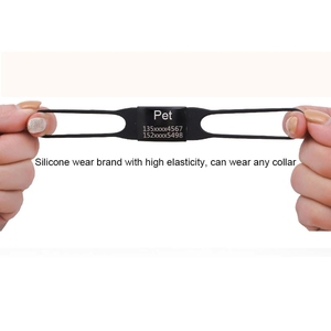 Vente en gros d'étiquettes d'identification pour animaux de compagnie ONEQUAN avec logo personnalisé, code QR, pour collier de chat ou de chien, à graver - Product Image 4