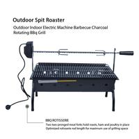 Barbecue à rôtisserie automatique pour poulet brésilien, extérieur, au charbon de bois, avec structure métallique et finition peinte