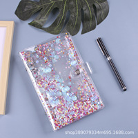 Carnet A6 à feuilles mobiles Binder PP Cover Budget planner Journal Notebook Cash pocket 6Ring Cadeaux pour enfants