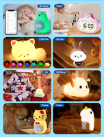 Réveil LED multifonctionnel 2025 Penguin avec veilleuse et horloge de table intelligente pour l'aide au réveil matinal des enfants et l'apprentissage
