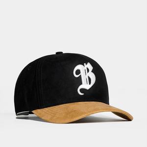 Gorras Personalizadas con Logotipo Bordado en 3D, Gorras de 5 Paneles con Cierre a Presión de Gamuza - Product Image 4