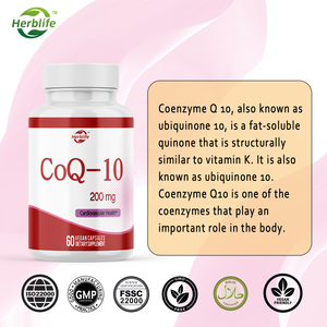 Complément alimentaire HACCP OEM CoQ-10 200 mg 60 gélules végétaliennes pour la santé cardiovasculaire - Coenzyme Ubiquinone - Product Image 4