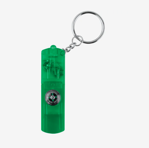 พวงกุญแจนกหวีดพลาสติกพร้อมไฟฉาย LED สายคล้องคอ พิมพ์โลโก้ได้ เหมาะสำหรับของขวัญส่งเสริมการขาย ความปลอดภัยกลางแจ้ง - Product Image 4