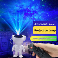 Mini Lampe de Nuit Intelligente ABS pour Projecteur, Enceinte Sonore à Brancher, Taille Moyenne, Télécommande, Effet Nuage et Lune