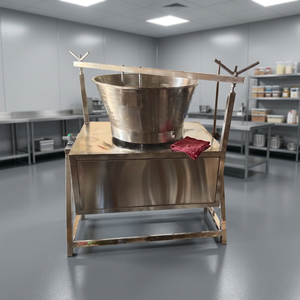 Machine électrique de fabrication de Khoya par raclage planétaire, marmite de cuisson de Mawa, évaporateur de lait inclinable, mélangeur alimentaire 100L - Product Image 1