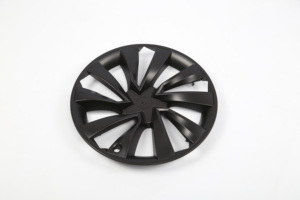 Cache-roue <span class=keywords><strong>Tesla</strong></span> Model Y 19 pouces noir mat en spirale, en ABS, élégant, protecteur et aérodynamique - Product Image 6