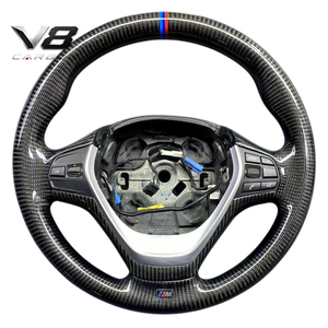 Volante Deportivo V8carbon de Fibra de Carbono Real con LED para <span class=keywords><strong>BMW</strong></span> Serie 4 F33 F32 F36 <span class=keywords><strong>420</strong></span> 425, Modificación de Piezas de Auto, Estilo Racing - Product Image 2