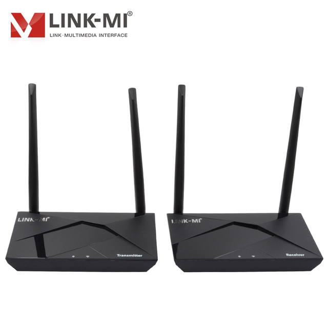 LINK-MI 100M Wireless HDMI Extender with Loop Out 1080P60Hz HDMI Transmitter Receiver IR Control