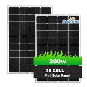 SunLipo Mini pannello solare prezzo 150w 180w 200w Poly Small Mono PV Module Sun Panel