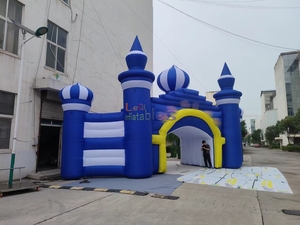 تصميم جديد عملاق الإعلان نفخ القلعة قوس للحفلات الحدث نفخ مهرجان Archway - Product Image 2