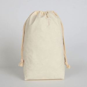 Pochette à cordon personnalisée High King, sac à cordon en toile naturelle pour emballage cadeau et rangement, sac de courses en gros - Product Image 3