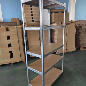 Estantería Metálica <span class=keywords><strong>de</strong></span> Almacenamiento <span class=keywords><strong>de</strong></span> Alta Resistencia <span class=keywords><strong>de</strong></span> 5 Niveles con Recubrimiento en Polvo, Capacidad <span class=keywords><strong>de</strong></span> 2000 LBS, Protección Contra la Corrosión - Product Image 1