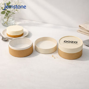 Hot Sale Recyclable Food Grade Baking Cake <b>Dessert</b> Cardboard Paper Cylinder Packaging Oven Safe Cheesecake Kraft Paper Tube - Product Image 4