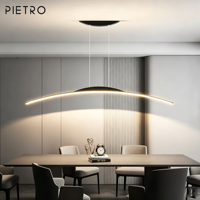 Lustre de salle à manger moderne en gros, suspension LED de luxe réglable en hauteur pour bar et cuisine, luminaire suspendu à intensité variable