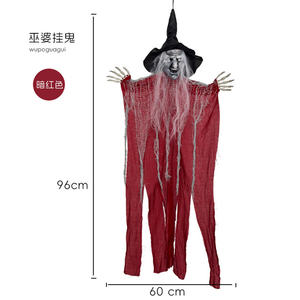 Halloween <span class=keywords><strong>Horreur</strong></span> Squelette Lumineux Pendentif Sorcière Électrique Fantôme Maison Hantée Prop Décor pour Noël - Product Image 5