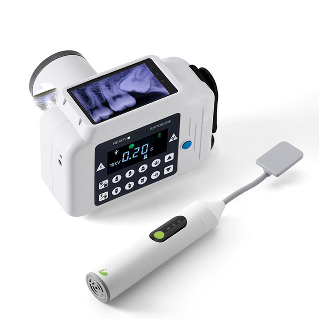 Wireless Digital Dental Handheld Intraoral X-Ray Sensor and LCD Touch Screen X Ray Unit