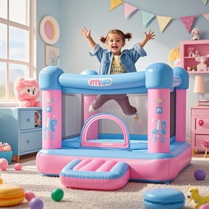 Nghịch ngợm chơi lâu đài Inflatable nhảy bouncy lâu đài trẻ em girs sinh nhật đảng Quà Tặng ngoài trời & chơi trong nhà thiết bị - Product Image 3