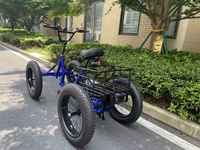 Quadricycle électrique tout-terrain à pneus larges, Quad à neige, Vélo électrique à quatre roues
