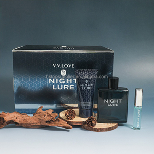 Ensemble de parfum pour homme noir longue durée Collection de nuit Cologne Eau de parfum Parfum Coffret cadeau pour homme - Product Image 5