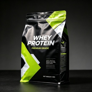 Custom Printed 1kg 2kg Whey Protein Powder Packaging Bag Aluminum Foil Mylar Stand Up Pouch MOPP VMPET PE Zipper Supplement Bags - Product Image 6