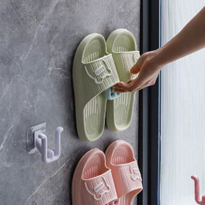Desagüe Universal para Inodoro de Interior, <span class=keywords><strong>Zapatero</strong></span> de Baño No Perforado Montado EN LA Pared, <span class=keywords><strong>Zapatero</strong></span> de PP para Zapatillas de Baño - Product Image 2