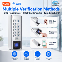 Fabricant chinois de serrures biométriques à empreintes digitales en alliage de zinc étanches IP68 avec application Tuya WiFi, carte RFID 12-24V, clavier à code PIN, vente en gros