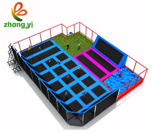 Conception de thème personnalisé beaux parcs de trampolines de parc de saut en hauteur d'intérieur pour enfants à vendre - Product Image 5