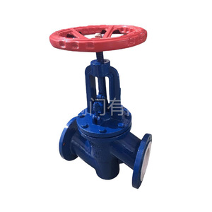 Válvulas Yihong de acero fundido con revestimiento de PTFE, conexión de brida, resistentes a la corrosión para medios químicos - Product Image 1