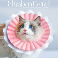 Collier éthelien pour animaux de compagnie en mousse EVA souple, ultra-léger, réglable, à 5 rangées de boucles, imperméable, pour la récupération post-opératoire professionnelle