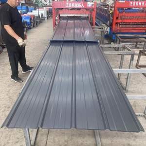 Color metal galvanizado hoja de techo ppgi zinc recubierto de hierro corrugado hoja de acero Marco de <span class=keywords><strong>policarbonato</strong></span> hoja de techo - Product Image 6