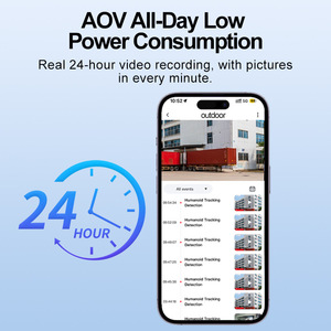 <b>Solar</b> Powered Surveillance <b>Camera</b> 1080p Night Vision 360 Degree Rotation Outdoor <b>Security</b> With Two Way Intercom Cloud Storage - Product Image 4