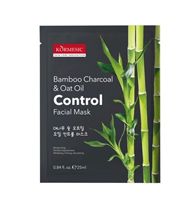 KORMESIC-<span class=keywords><strong>mascarilla</strong></span> <span class=keywords><strong>de</strong></span> carbón <span class=keywords><strong>de</strong></span> bambú hidratante para la piel, máscara facial <span class=keywords><strong>de</strong></span> limpieza y exfoliación, hoja brillante - Product Image 3