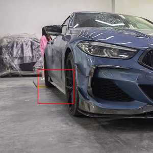 Phổ Phong Cách Hai Bên Sợi Carbon Bên Bumper Mở Rộng Váy Splitter Cho BMW G14 G15 G16 F91 F92 F93 840 850 M8 19-up - Product Image 6